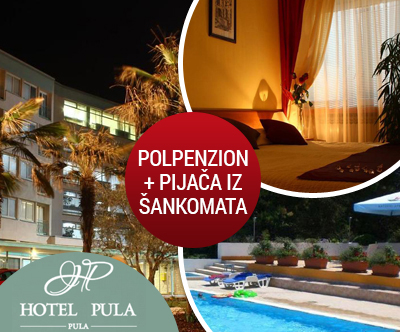 Hotel Pula 3*, Istra: pocitnice s polpenzionom za 2