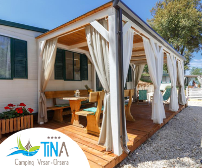 Camping Tina 4* Vrsar: mobilna hiška Premium