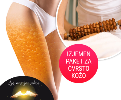 Izis masažna sobica: paket maderoterapij 5x + 1x