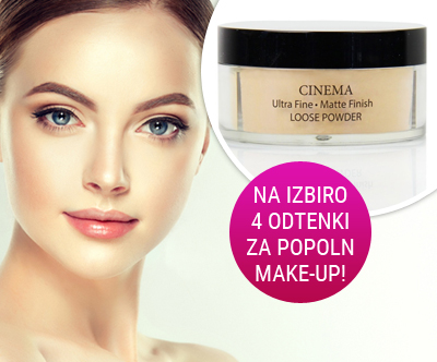 Ultra fin puder v prahu z mat učinkom
