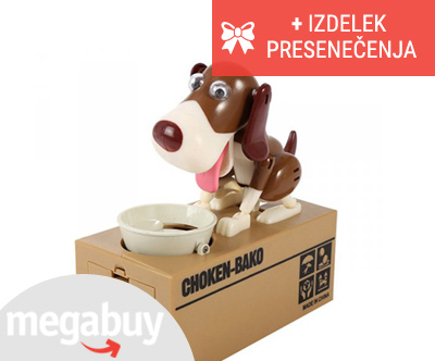 Zabavni hranilnik kovancev DoggyBank