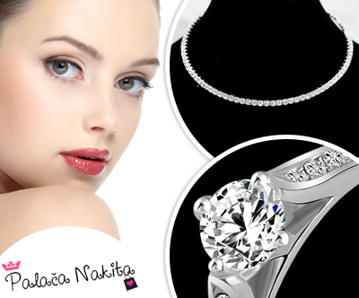 Cudovit 10-delni set nakita s kristali Swarovski® Cudovit 10-delni set nakita s kristali Swarovski®