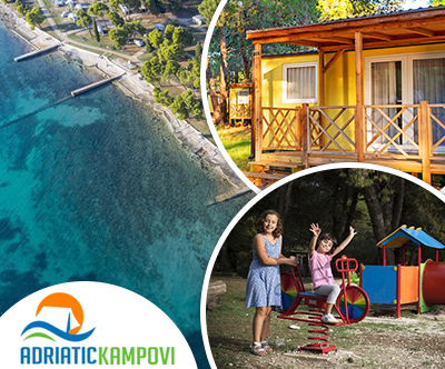 Kamp Pineta, Fažana: mobilne hiške v Istri