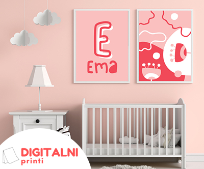 Prikupna personalizirana dekoracija za otroško sobo