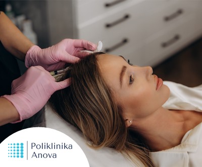 Poliklinika Anova, tretma lasišča s polinukleotidi